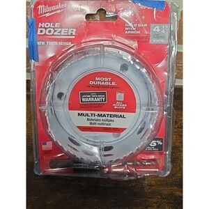 Milwaukee 4-1/2 Hole Dozer With Arbor 49-56-9689